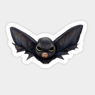 Cute Little Flying Bat. Sticker